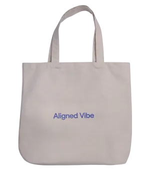 Aligned Vibe Canvas Tote Bag