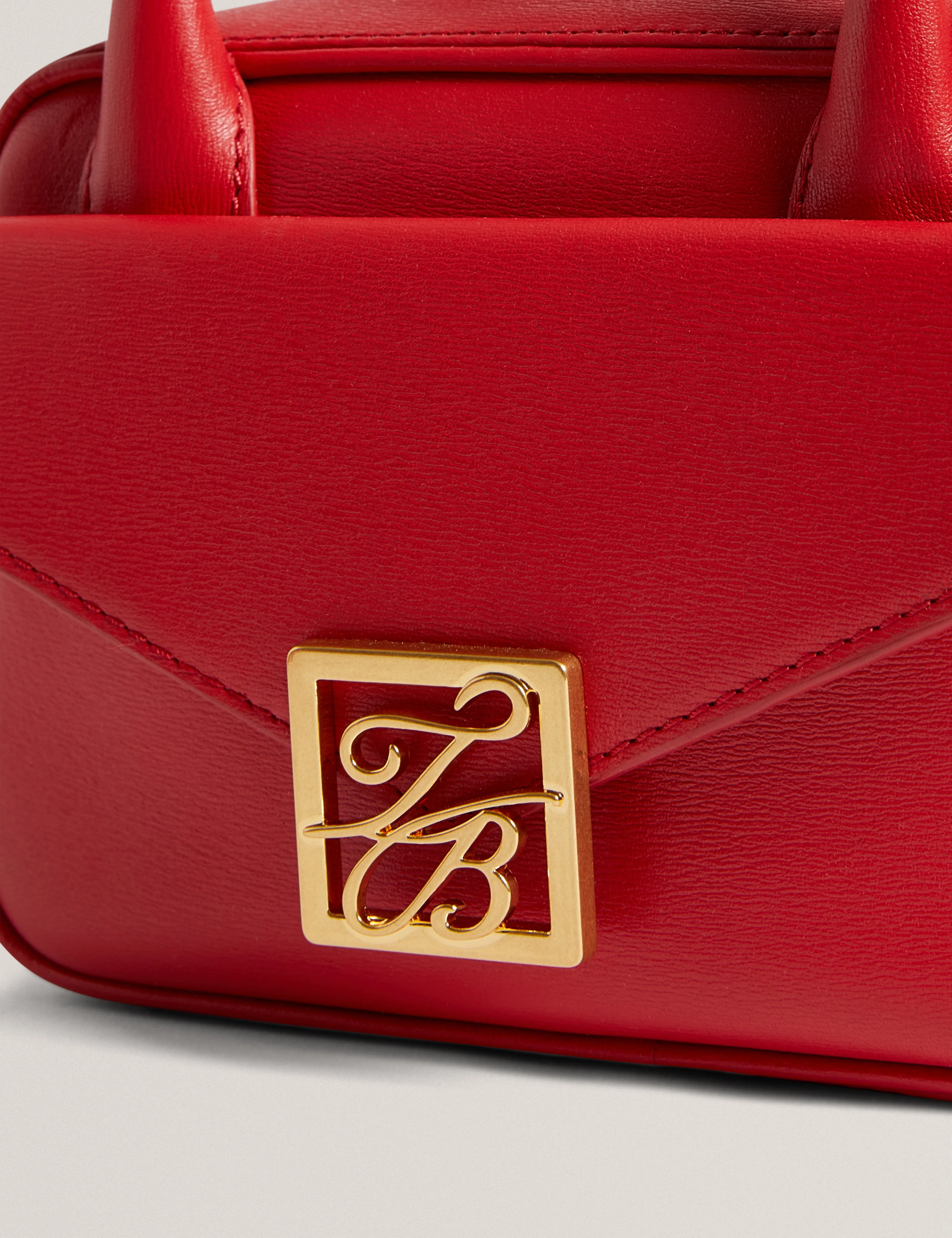Anibell Tb Detail Mini Leather Cross Brt-Red