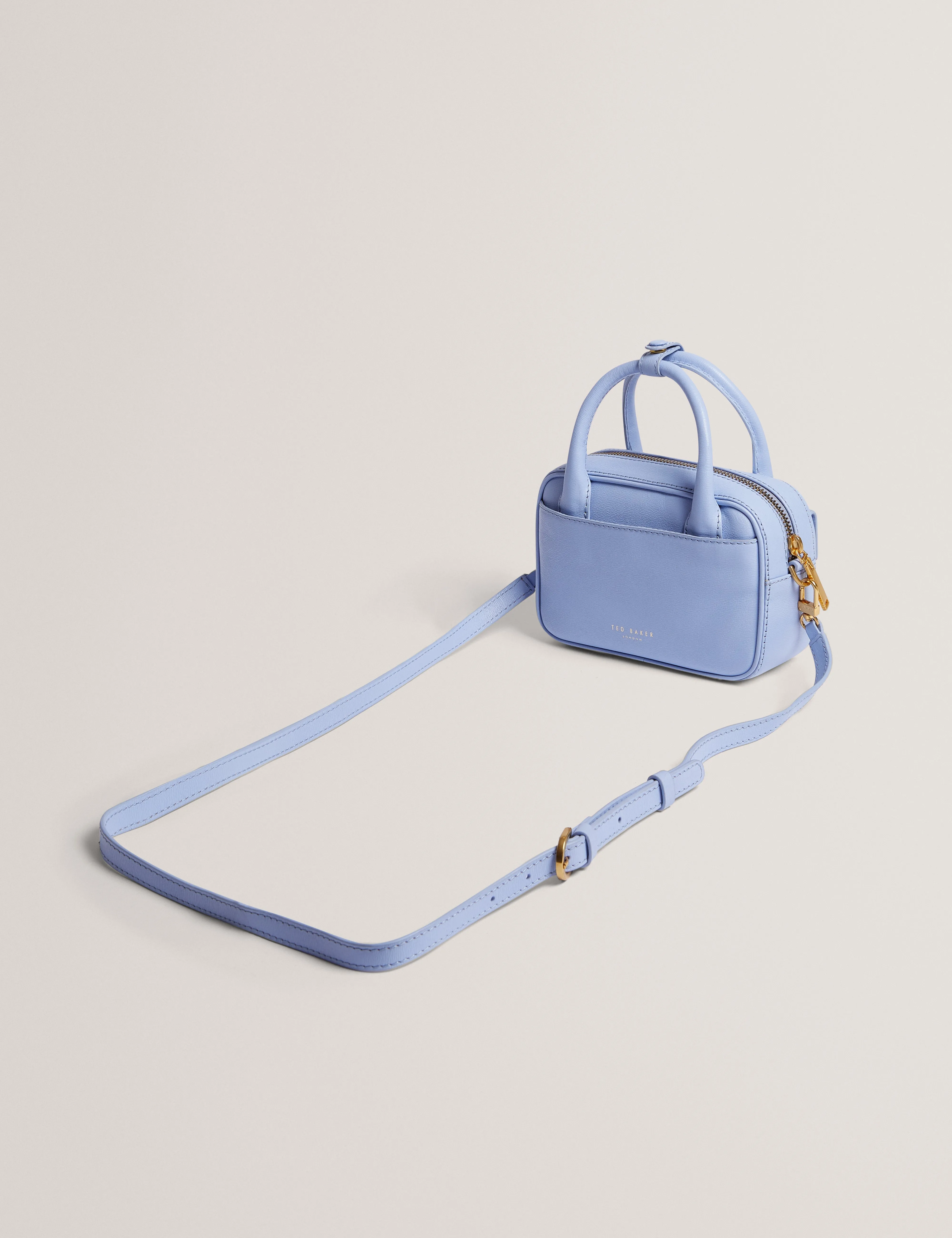 Anibell Tb Detail Mini Leather Cross Lt-Blue