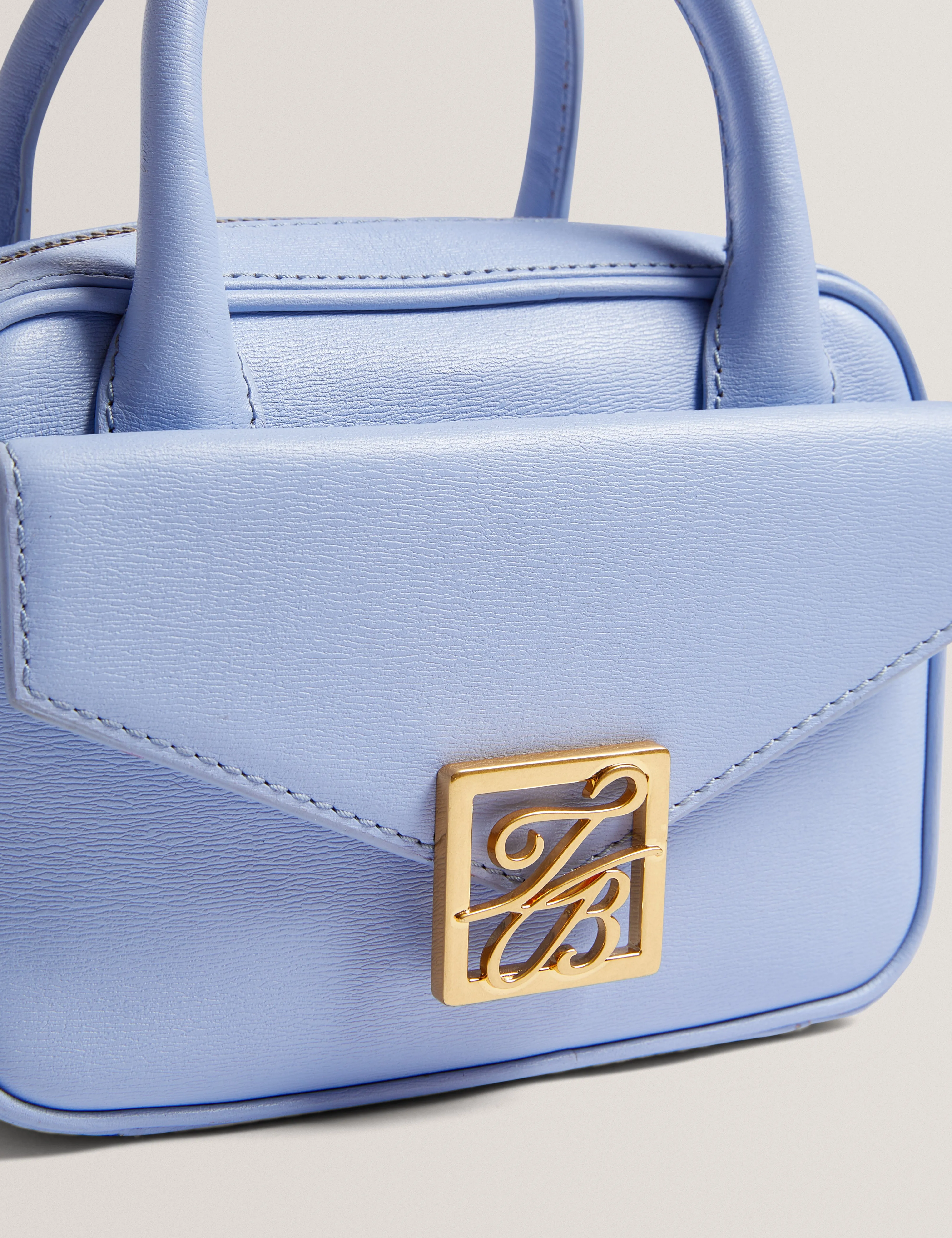 Anibell Tb Detail Mini Leather Cross Lt-Blue