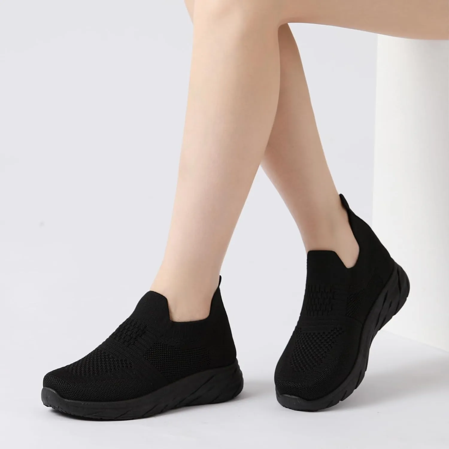 Bernal Walking Sneakers for Women Casual Soft Comfy Breathable Tennis Shoes Non Slip Mesh Work Shoes Shopping Gym