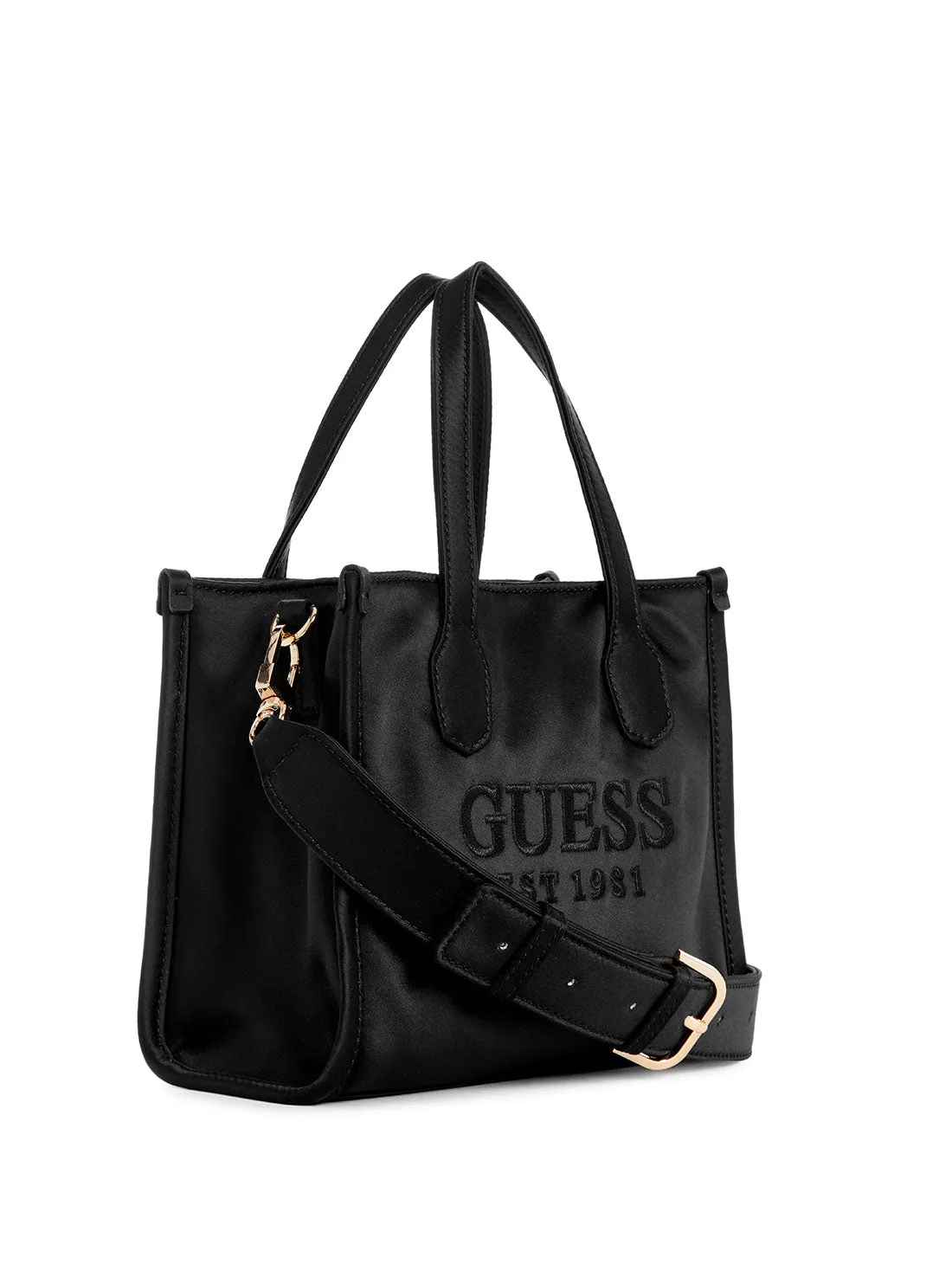 Black Silvana Mini Tote Bag