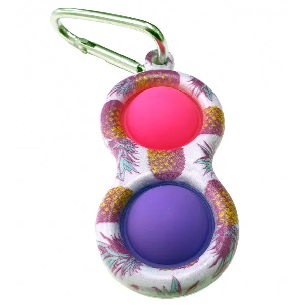 Bubble Popping Keychain