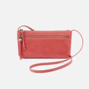 Cara Crossbody in Polished Leather - Cherry Blossom