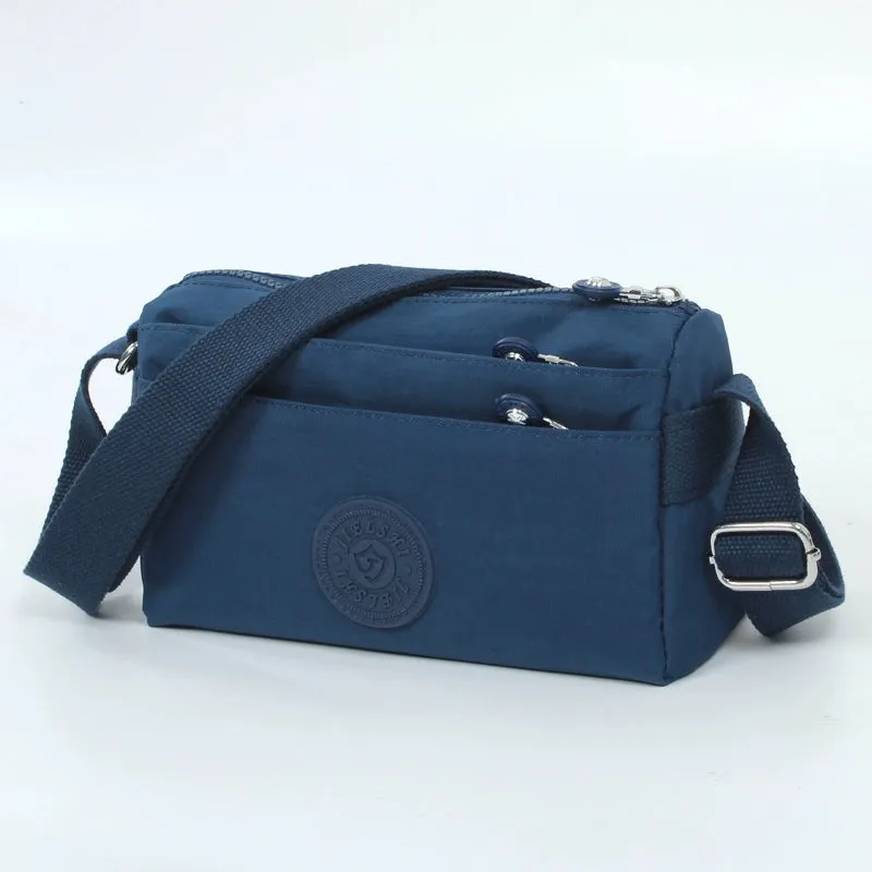 Cloth Bag Multi-Layer Backpack Crossbody Nylon Canvas Bag Middle-Aged Mother Bag Small Bag Elderly Grandma Oxford Cloth Women's Bag
