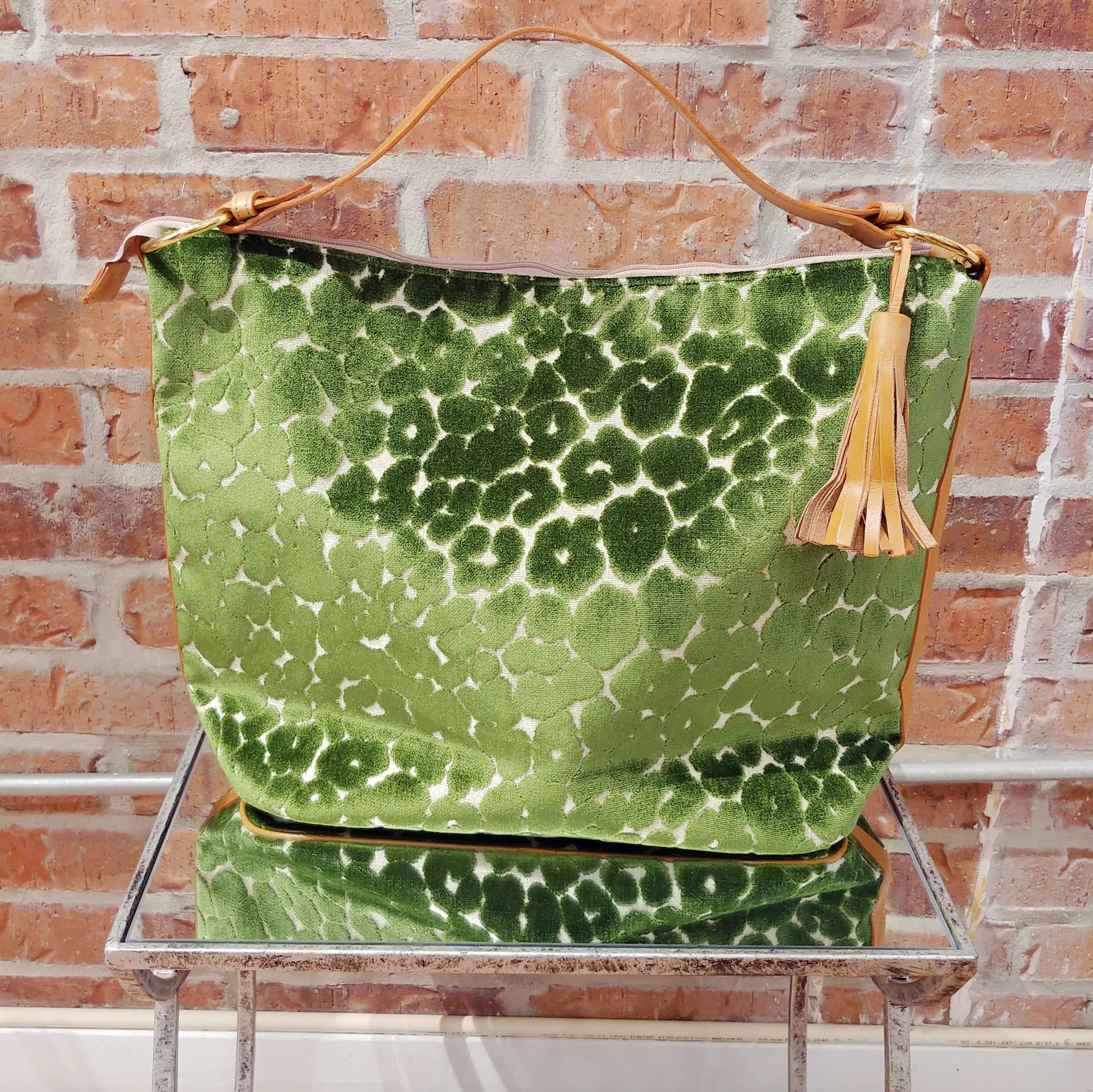 Emma Handbag - Emerald Cheetah