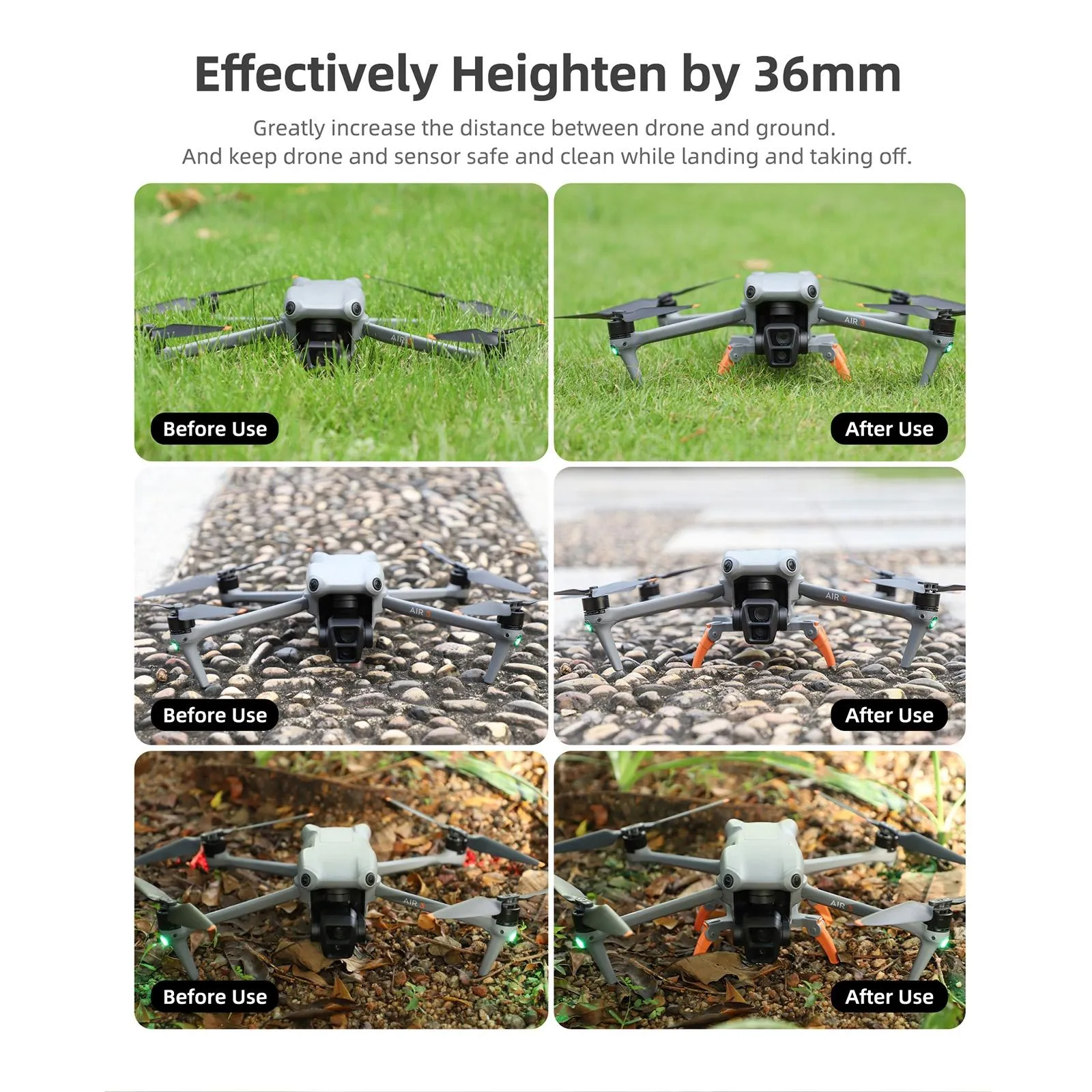 Foldable Spider Landing Gear for Dji Air 3 - Lg664