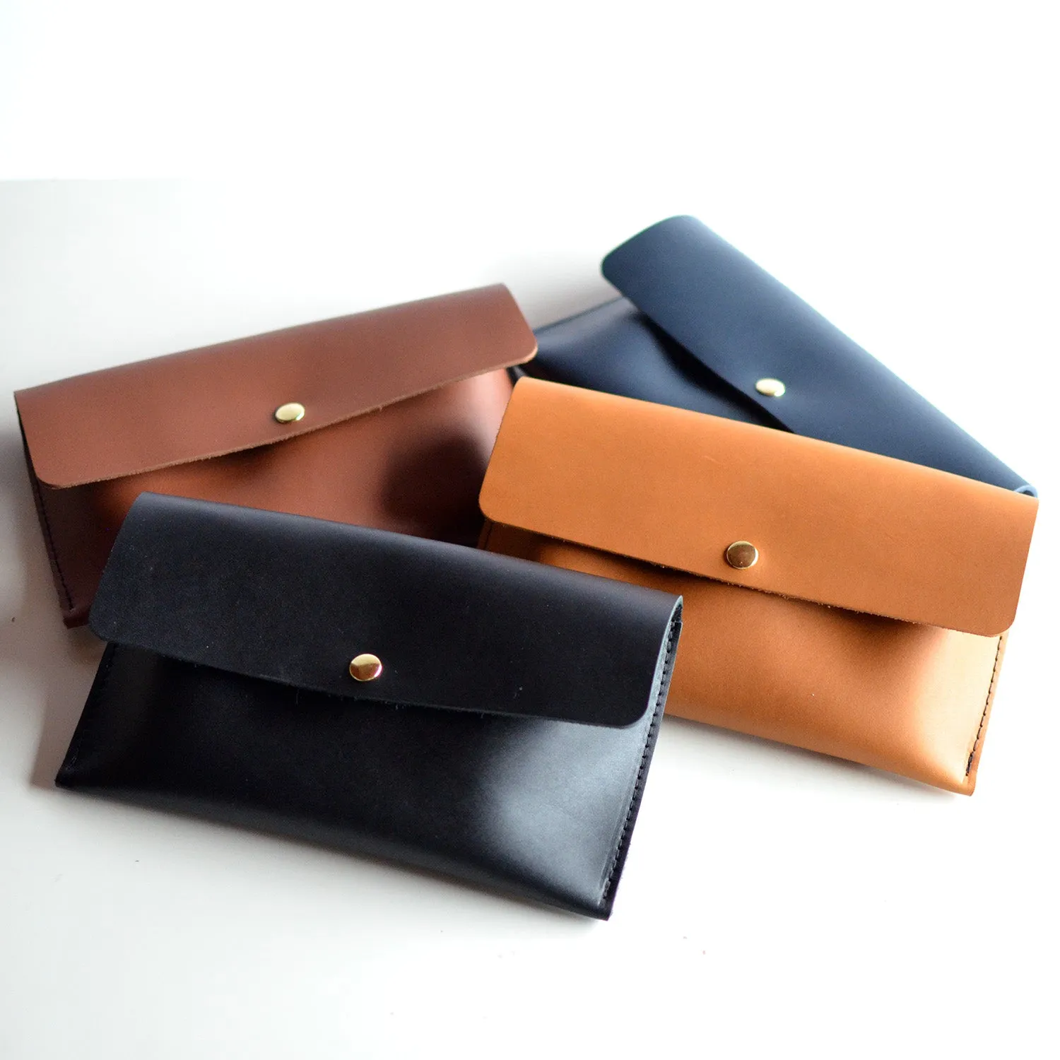 Hipster Sling Bag (Fanny Pack   Clutch) - Honey Brown Leather