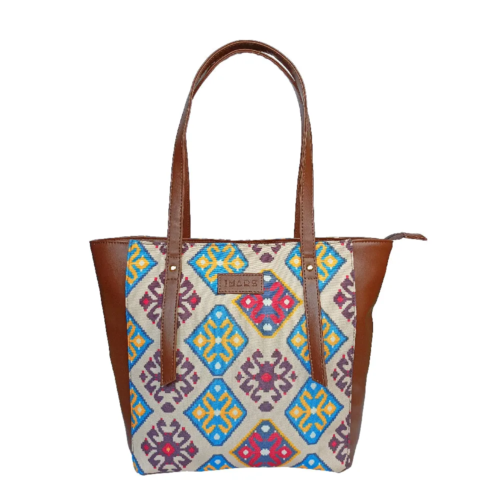 IMARS Stylish Handbag Multi Color For Women & Girls (Tote) Made With Faux Leather