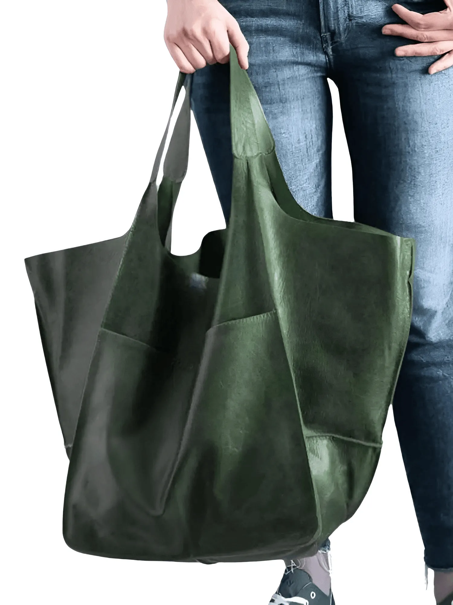 Large Leather Tote Bag