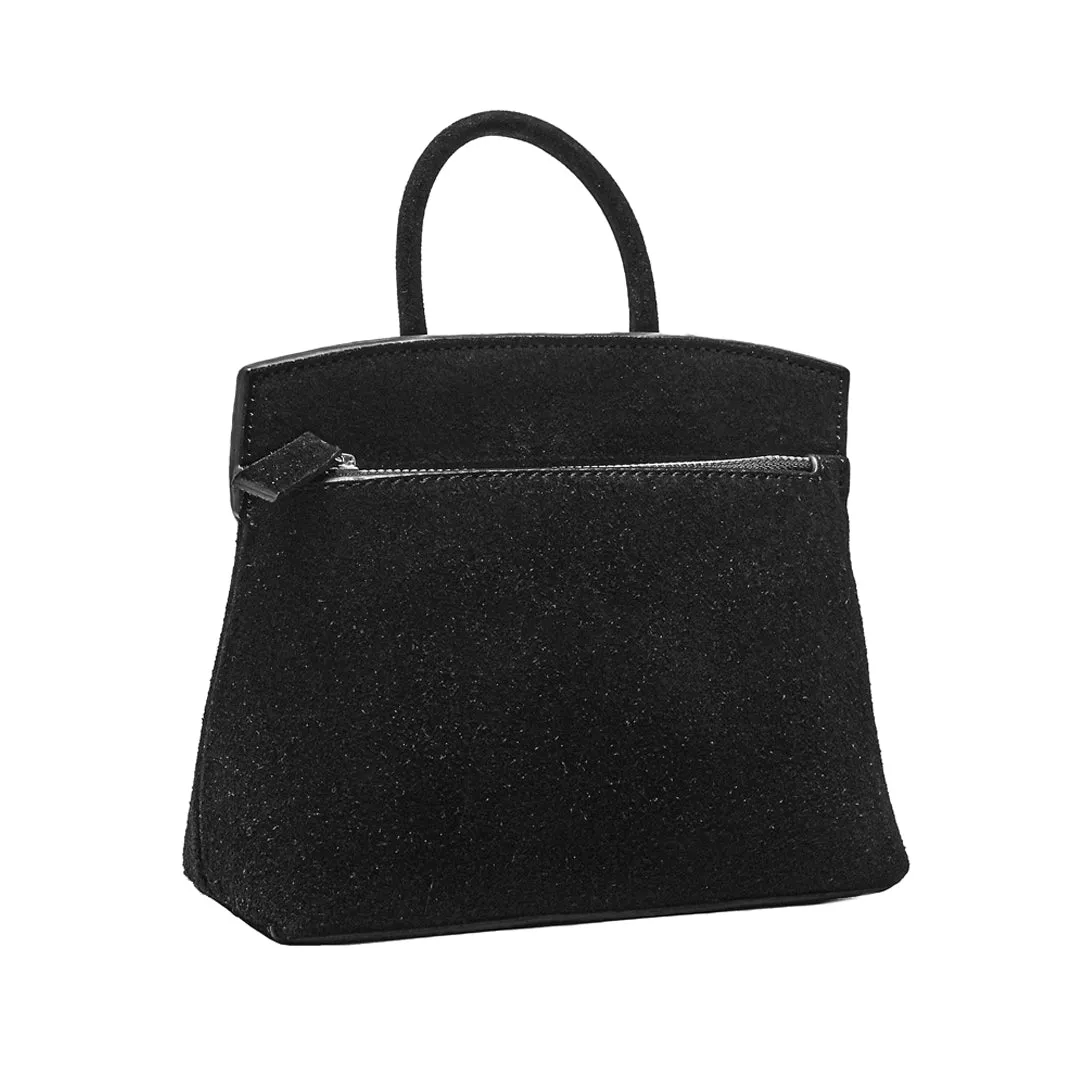 MINI ACE BAG SUEDE BLACK