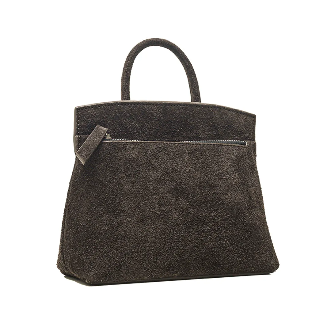 MINI ACE BAG SUEDE BROWN