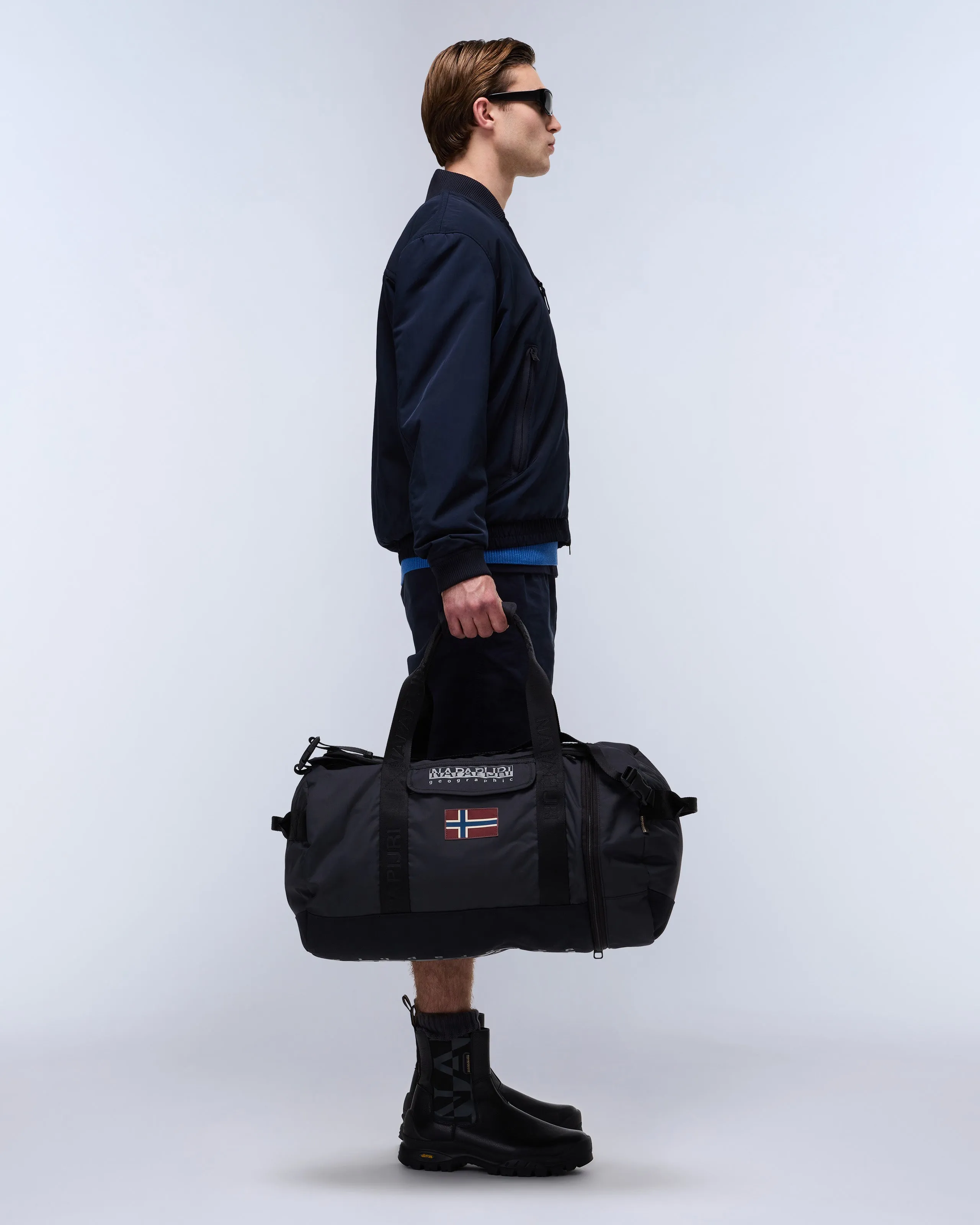 Napapijri Bering 52.5L Travel Duffle Bag - Black