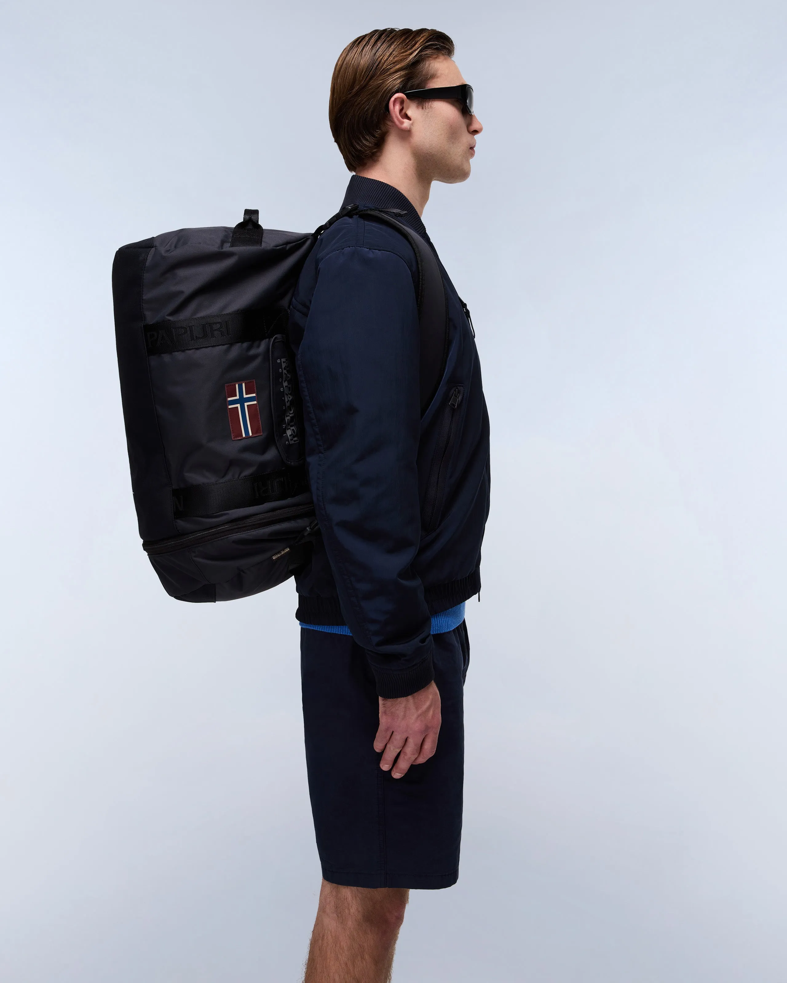 Napapijri Bering 52.5L Travel Duffle Bag - Black