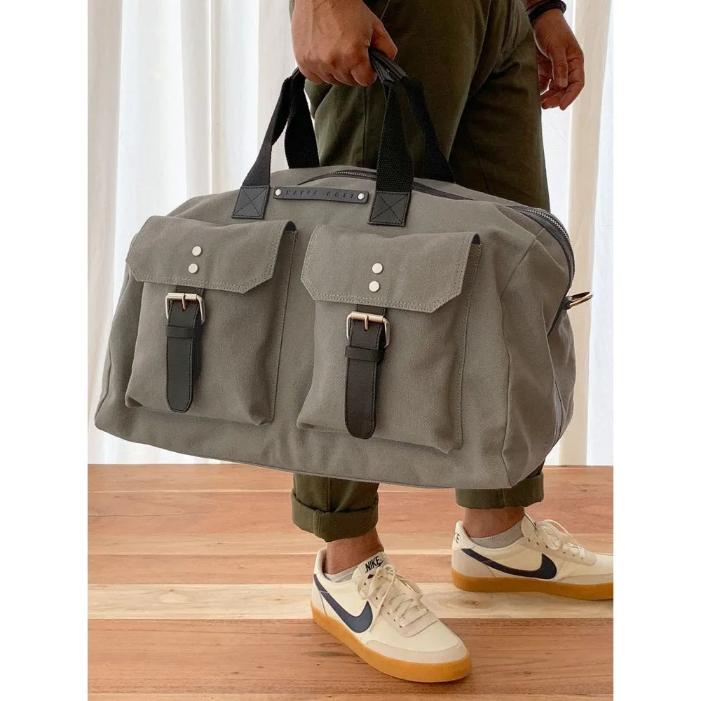 Nappa Dori Grey Hitchhiker Bag
