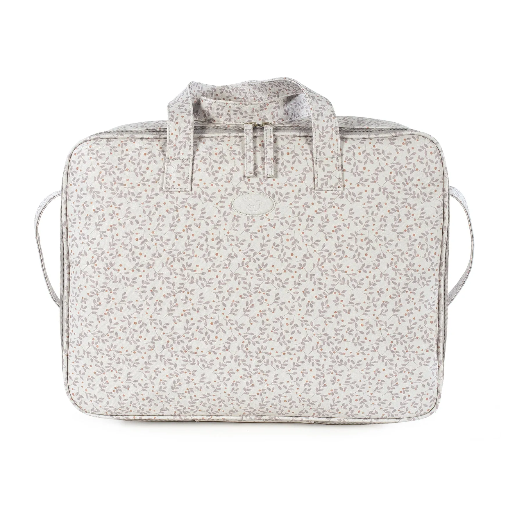 Pasito a Pasito Berries Grey Travel Holiday and Maternity Bag