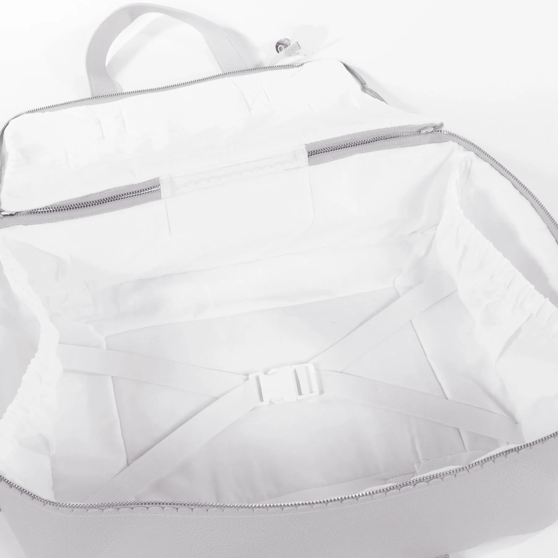 Pasito a Pasito Biscuit Grey Travel Holiday and Maternity Bag
