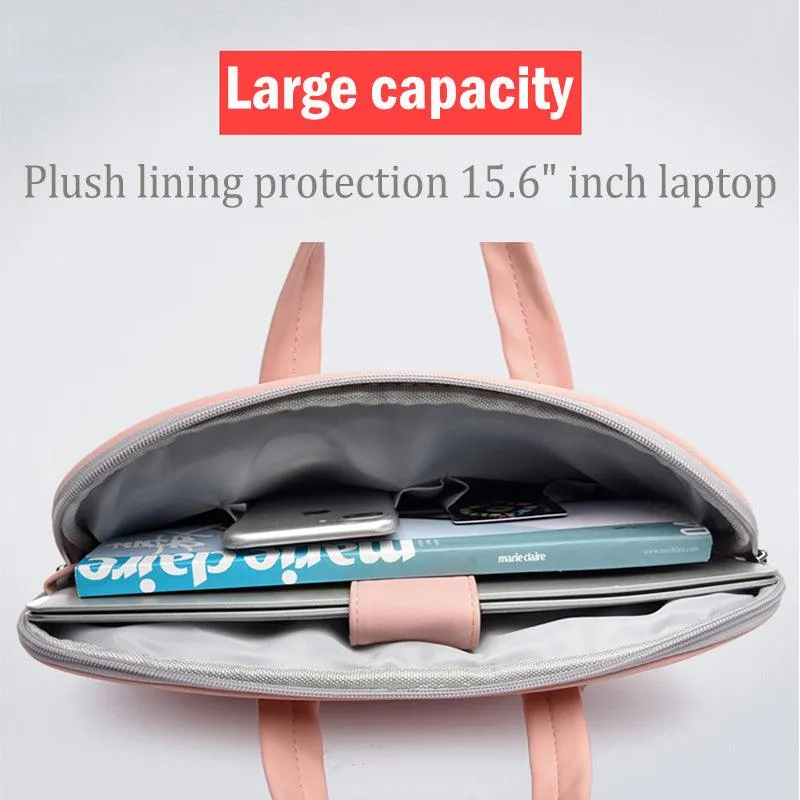 PU Leather Women Laptop Bags Notebook Carrying Bag