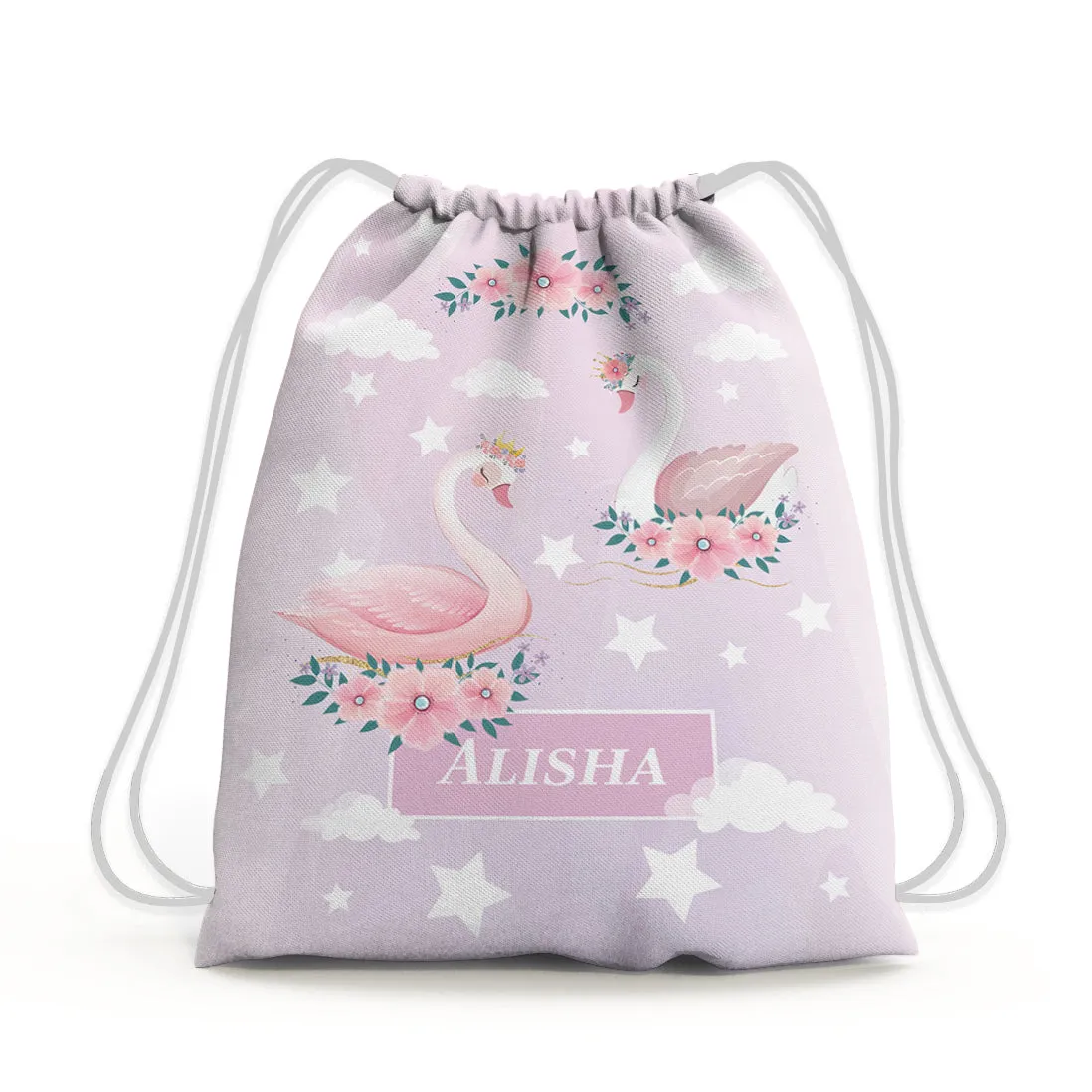 Swan Princess Drawstring Bag (kids)