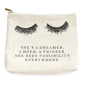 Sweet Water Decor She’s a Dreamer Makeup Pouch