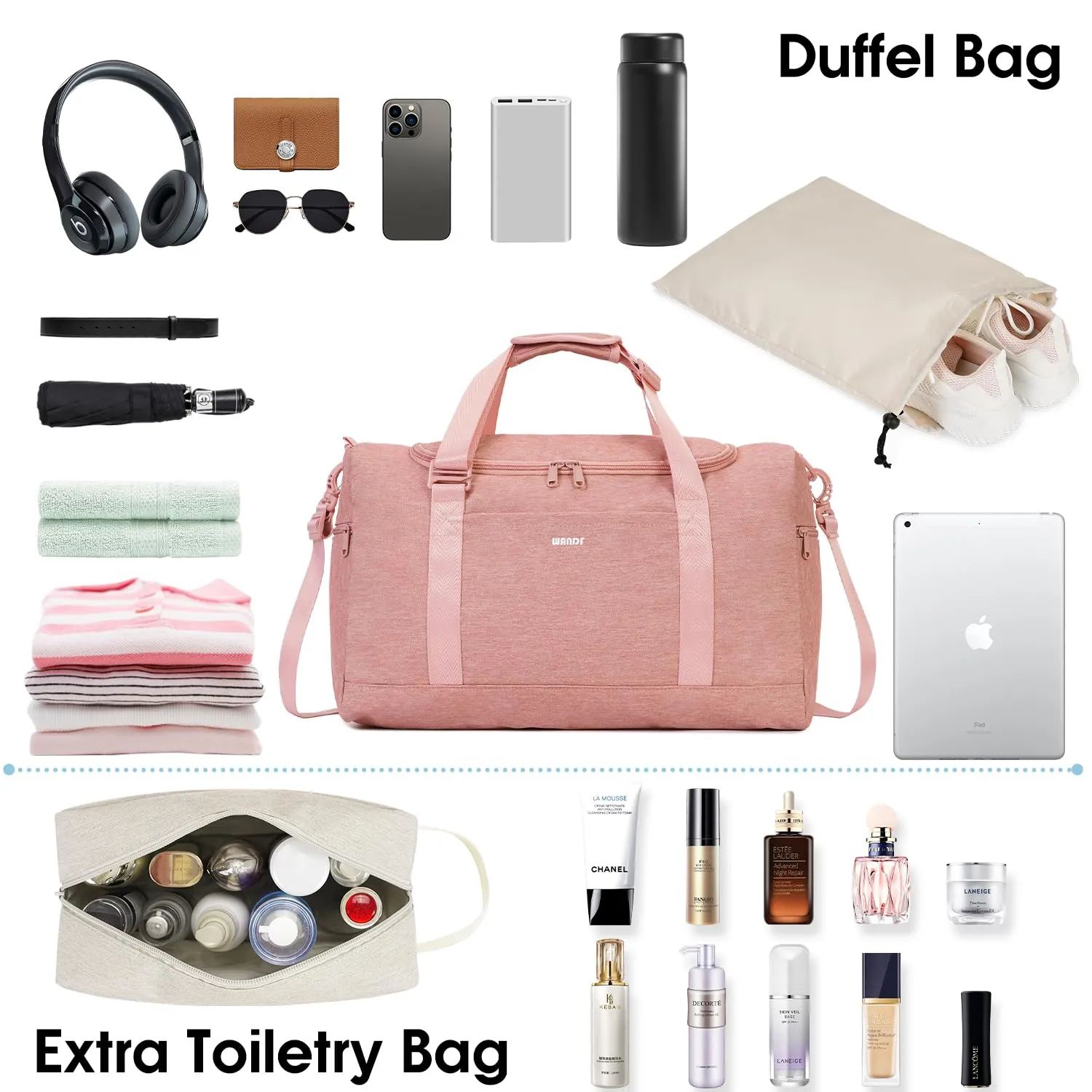 WANDF Travel Weekender Bags Set - WF329