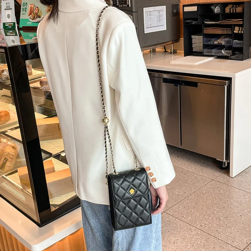 Women Fashion Cowhide Mini Cross Body Bag