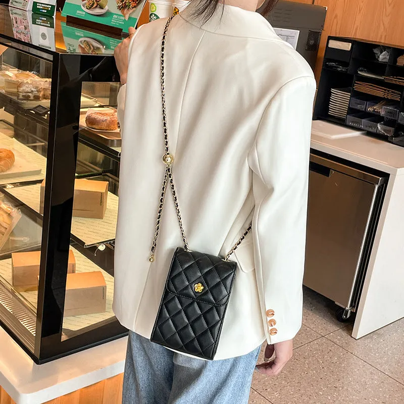 Women Fashion Cowhide Mini Cross Body Bag