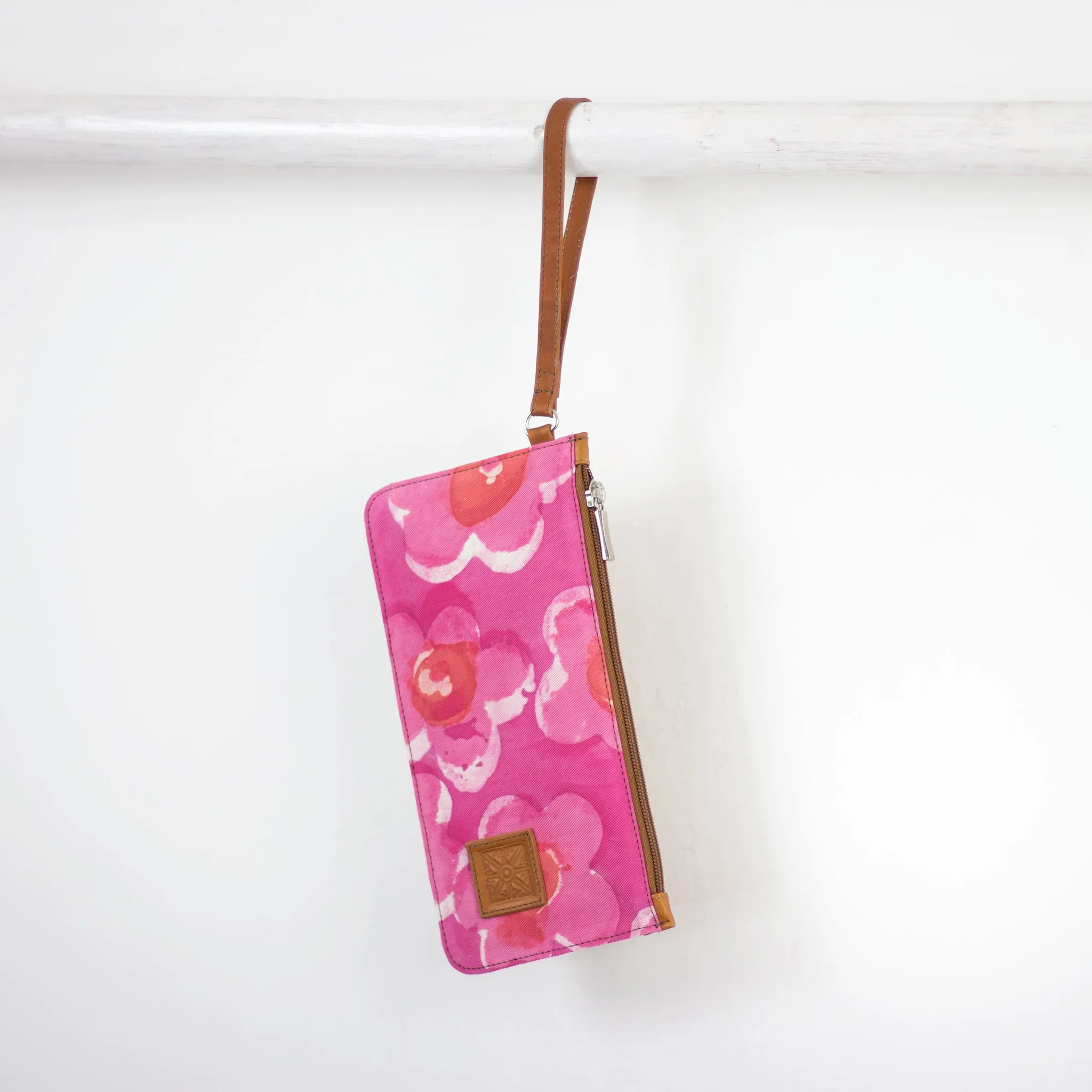 Wrist Clutch - Lantana Pink
