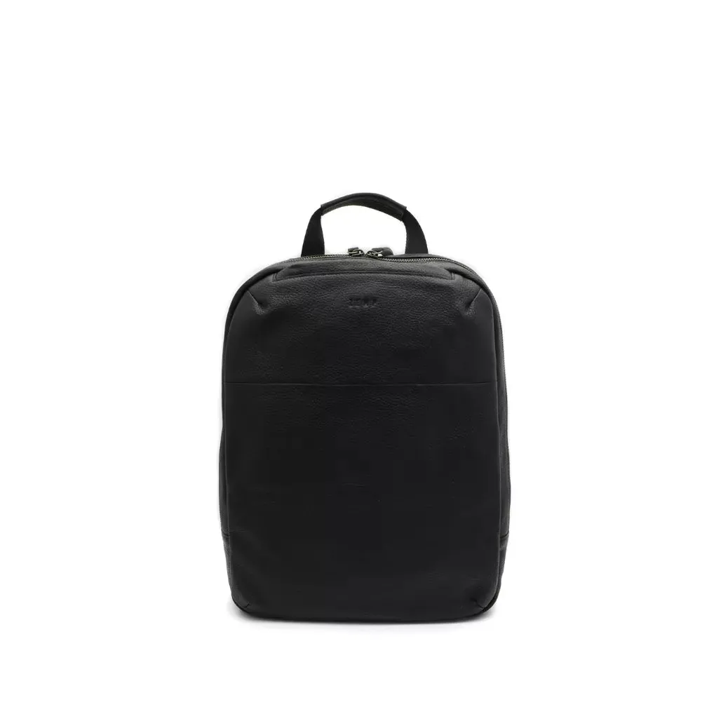 Zemp Charles Leather Backpack (S) | Black